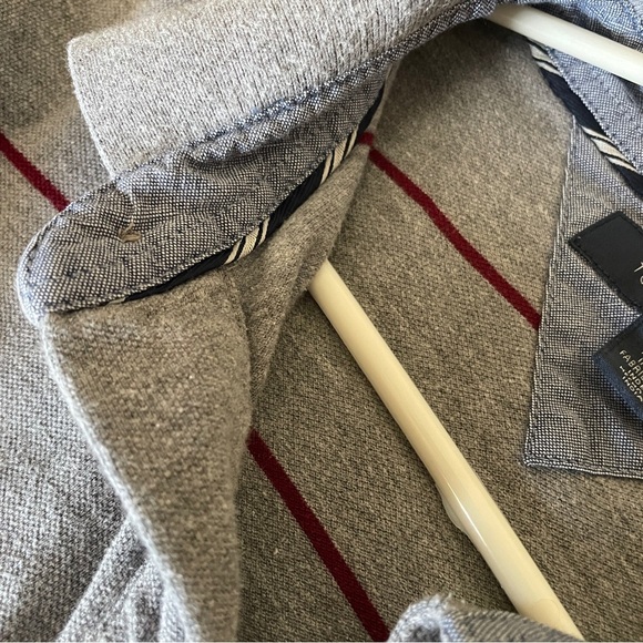 Tommy Hilfiger Gray Striped Polo Shirt for Men - Picture 5 of 6